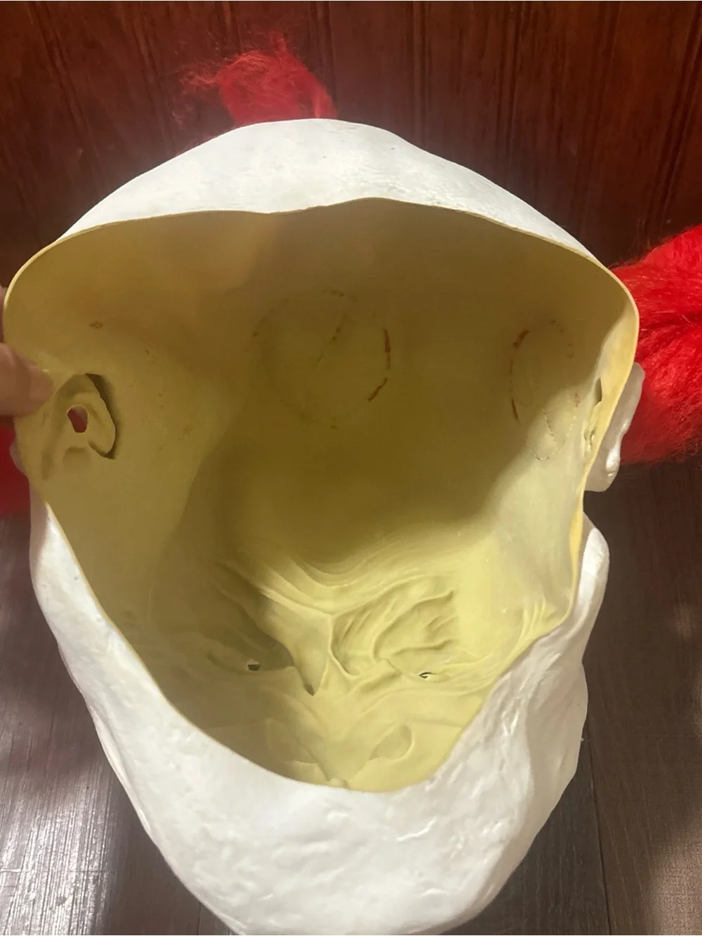 Red Clown Face Decorative Mask - Unbranded
